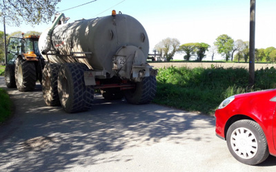 tonne a eau agricole avec camera arriere