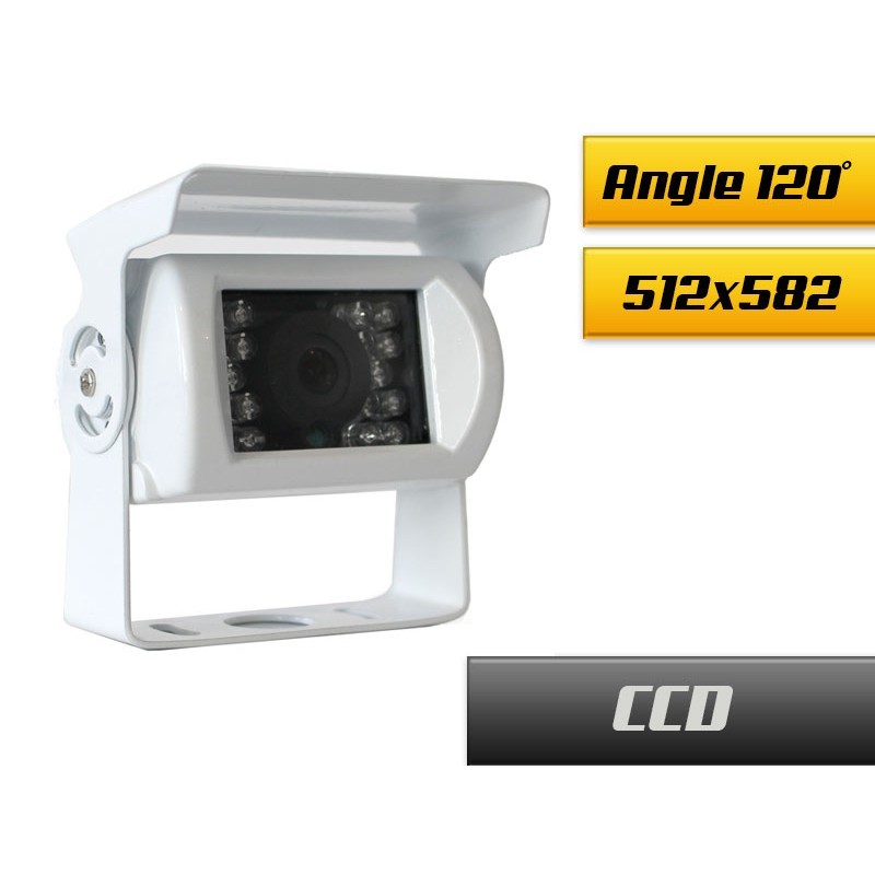 Caméra de recul blanche fed camera CAM03BLC