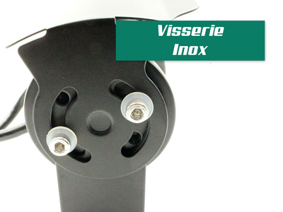 camera recul double vis inox