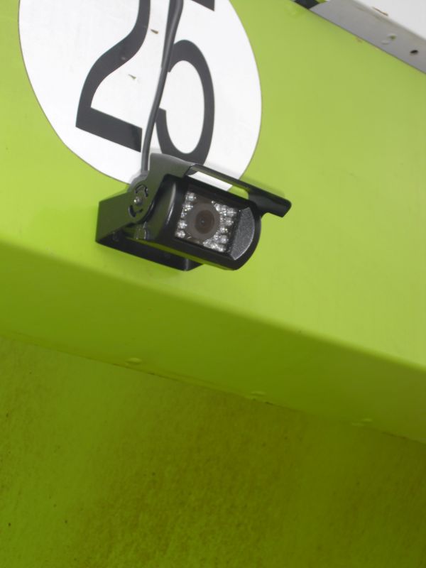 Installation caméra de recul sur moissonneuse-batteuse Claas